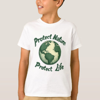 T-shirt Jour des terres Rétro - Protéger la nature, protég