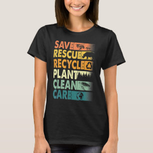 T-shirt Jour des terres Sauver les abeilles Secourir les a