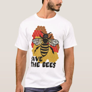 T-shirt Jour des terres, Sauvez Les Abeilles