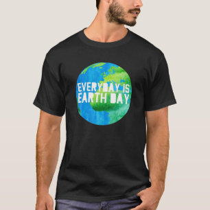 T-shirt Jour des terres Tous Les Jours Sauvez La Planète M