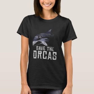 T-shirt Jour des terres vintage Sauvez Les Orques