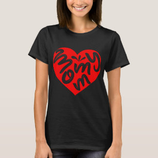 T-shirt Jour des Valentines de maman du Coeur mignon