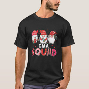 T-shirt Jour des valentines de soins infirmiers de l'équi