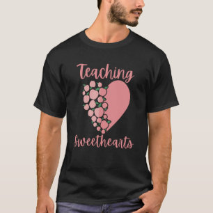 T-shirt Jour des Valentines rétro 2023 Enseigner aux fille