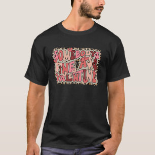 T-shirt Jour des Valentines super Retro Leopard Super Vale