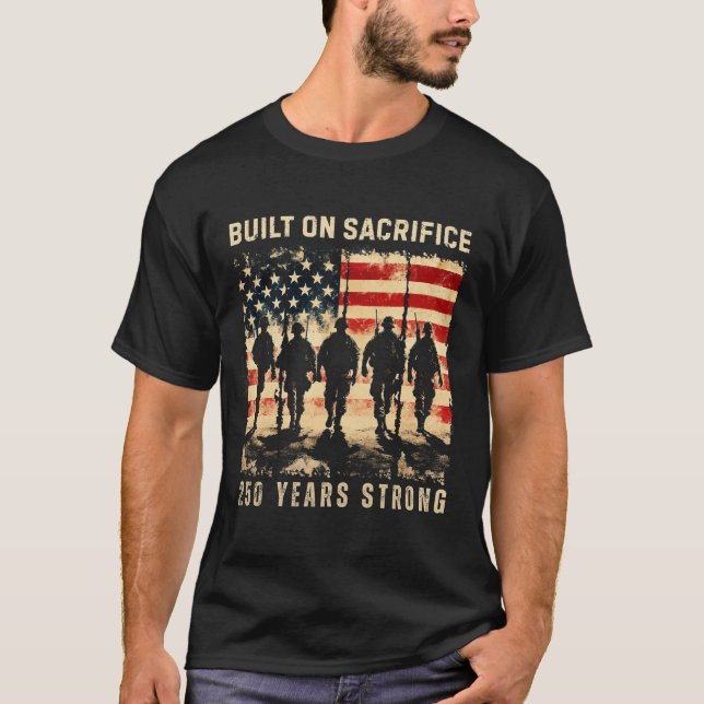 T-shirt Jour des vétérans 4 juillet  (Devant)