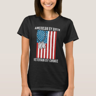 T-shirt Jour des vétérans Américain de naissance Vétéran p