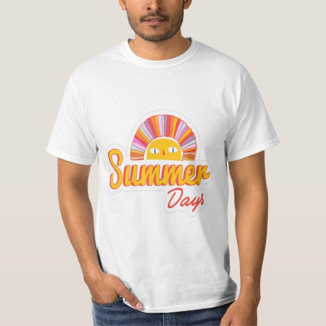 T-shirt Jour d'été  (Devant)