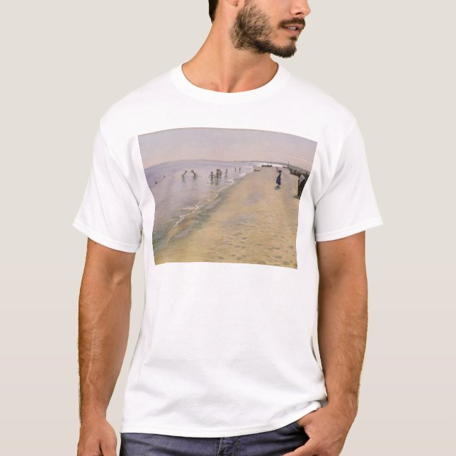 T-shirt Jour d'été à la plage du sud de Skagen, 1884 (Devant)