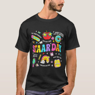 T-shirt Jour d'examen Staar enseignant élève positif ensei