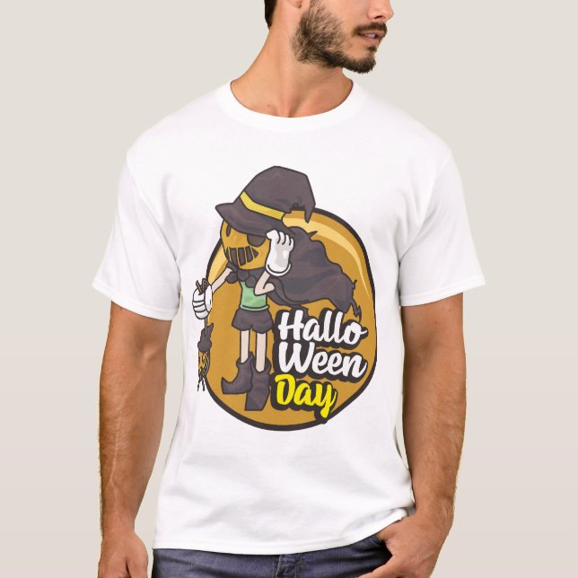 T-shirt jour d'Halloween (Devant)