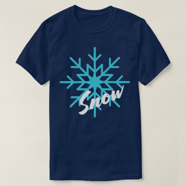 T-shirt Jour d'Halloween Flake neige Jour de Noël Thanksgi (Design devant)