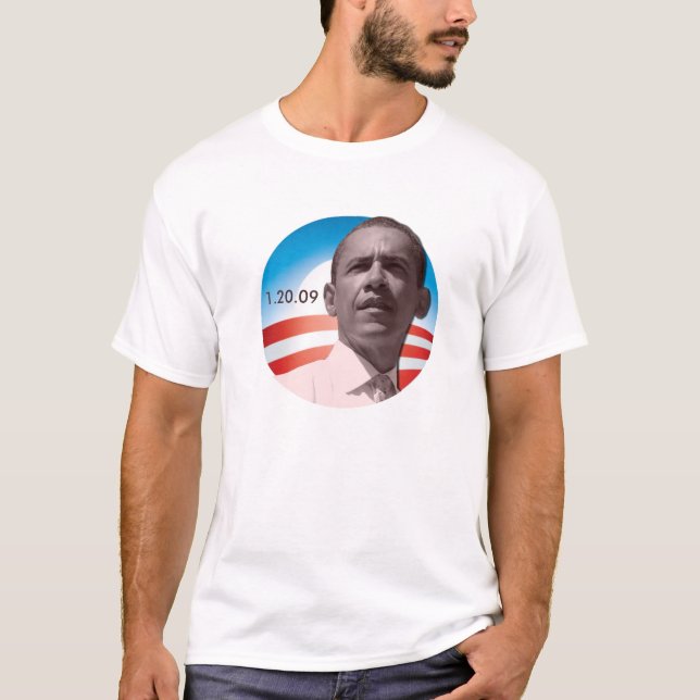 T-shirt Jour d'inauguration 1.20.09 - l'article du (Devant)