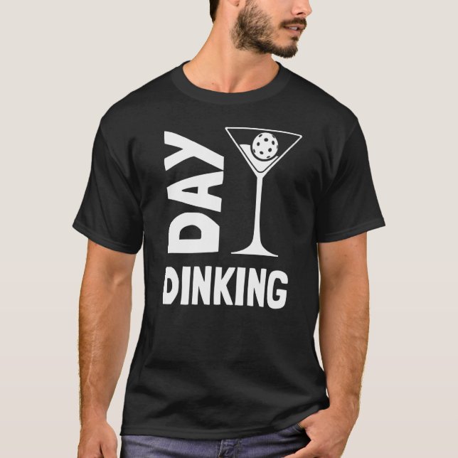 T-shirt Jour Dîner Martini Pickleball 1 (Devant)