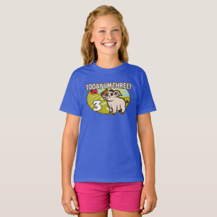 T-shirt Jour du 3e anniversaire de l'enfant Aujourd'hui, j