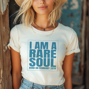 T-shirt Jour du baut 29 février Année du baut Anniversaire