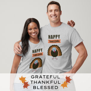T-shirt Jour du bon thanksgiving Correspondance de la fami