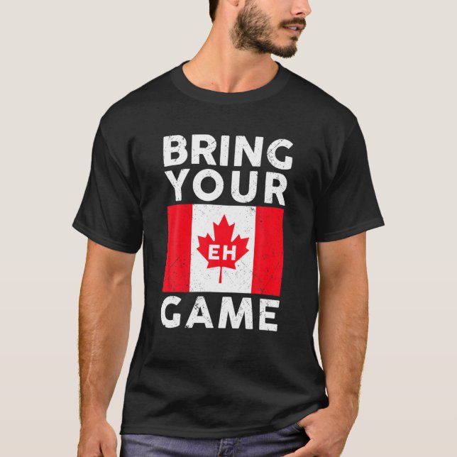 T-shirt Jour du Canada Feuille d'érable Drapeau canadien S (Devant)
