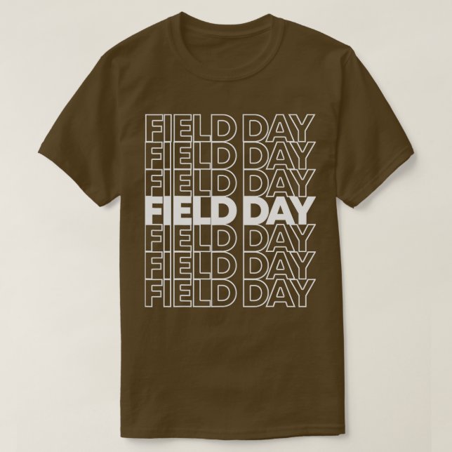 T-shirt Jour du champ rétroactif (Design devant)