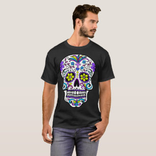 T-shirt jour du crâne des calaveras décorées