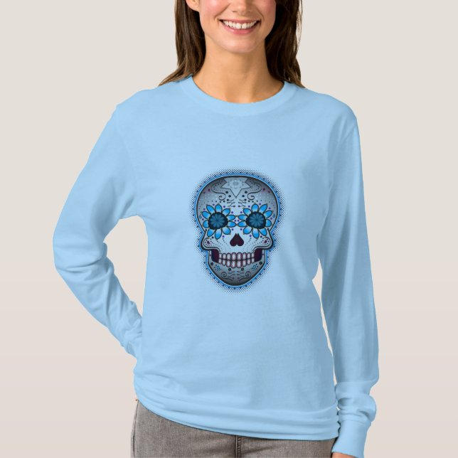 T-shirt Jour du crâne mort de sucre (Devant)