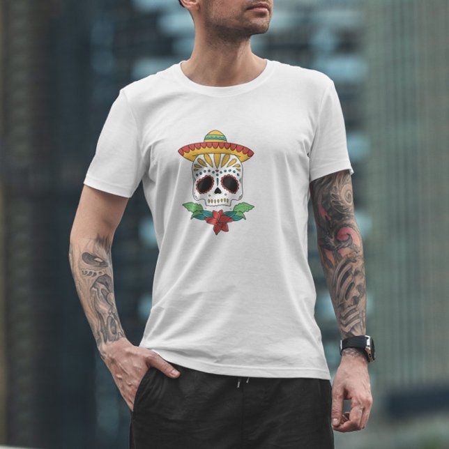 T-shirt Jour Du Crâne Sucre Morte (Créateur téléchargé)
