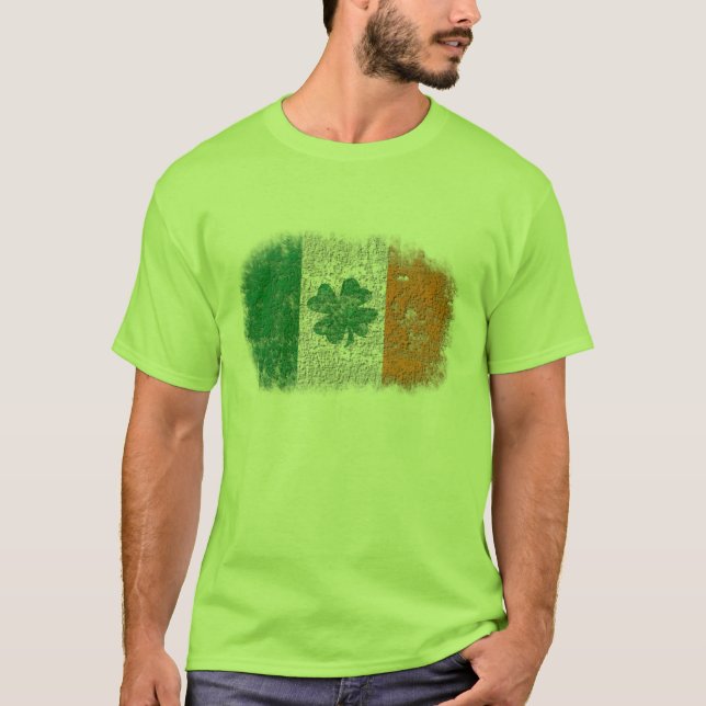 T-shirt Jour du drapeau irlandais St Paddy (Devant)