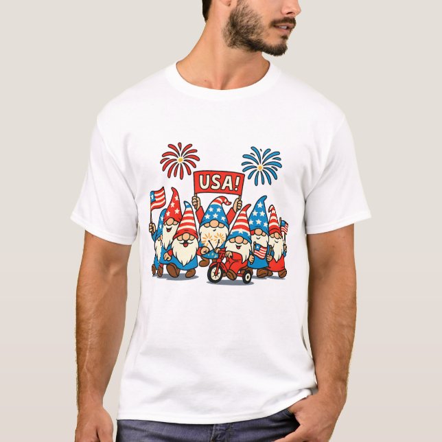 T-shirt Jour du Drapeau |USA Celebration Tee (Devant)