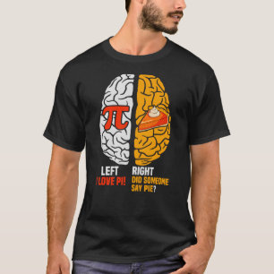T-shirt Jour Du Geek De Pie Du Cerveau Gauche Vs Droite