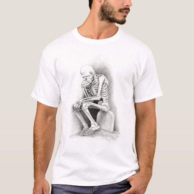 T-shirt Jour du penseur mort (Devant)