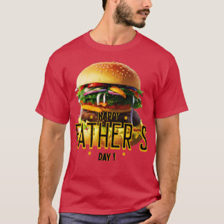 T-shirt jour du père burger