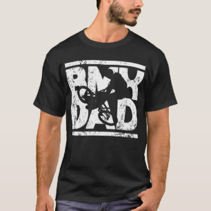 T-shirt Jour du père cycliste BMX vélo sport extrême