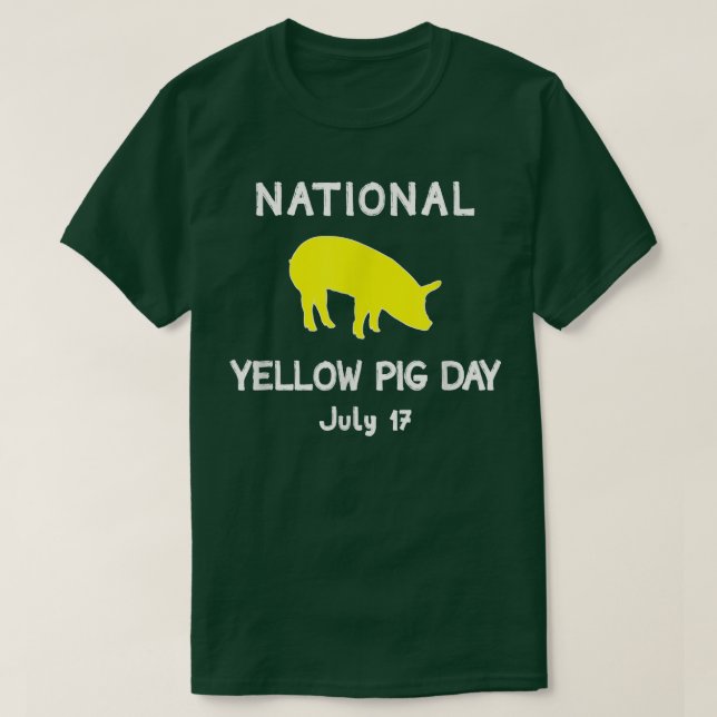 T-shirt Jour du Pig  (Design devant)