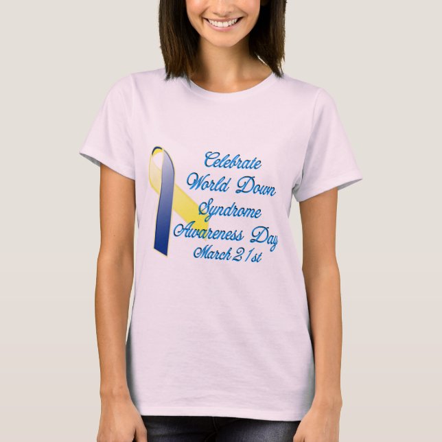 T-shirt Jour du syndrome de Down (Devant)