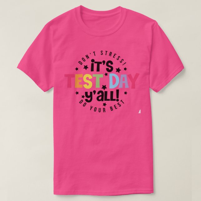 T-shirt jour du test (Design devant)