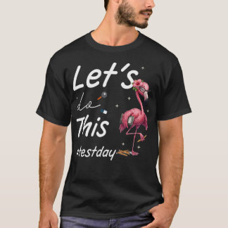 T-shirt Jour du test Allons-y Flamant État Test