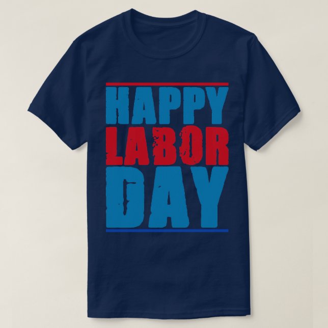 T-shirt jour du travail heureux Week-end 3 (Design devant)