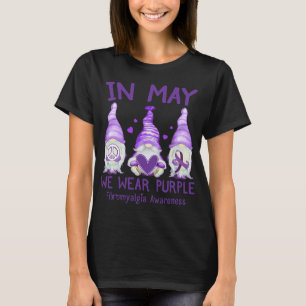 T-shirt Jour En Mai Nous Portons Purple Fibro Sensibilisat