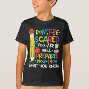 T-shirt Jour Enseignant Montrer Ce Que Vous Connaissez Tes