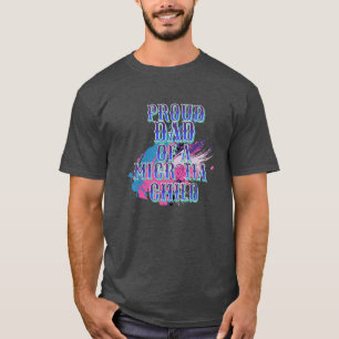 T-shirt Jour et maman de la Microtia bleue