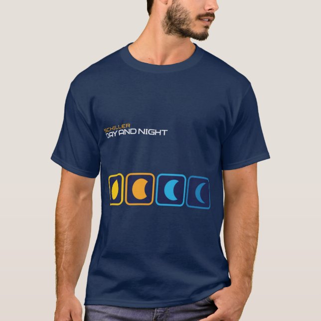 T-shirt Jour et Nuit rétro (Devant)