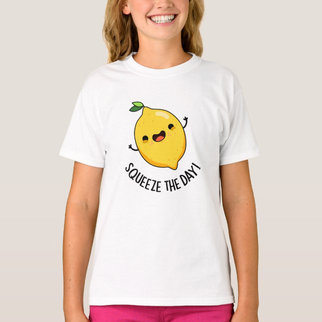 T-shirt Jour Fantaisie Pun De Citron (Devant)