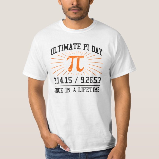 T-shirt Jour final 2015 de pi (Devant)