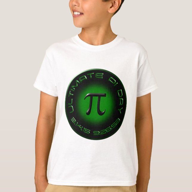 T-shirt Jour final 2015 de pi 3.14.15 9h26 : 53 (vert) (Devant)