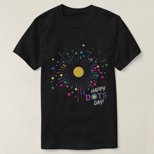t-shirt jour happy dots (Design devant)