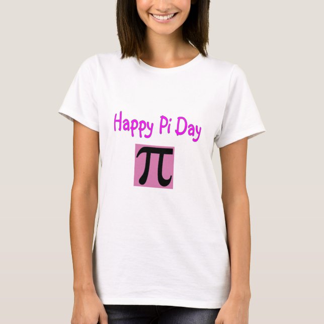 T-shirt Jour heureux de pi (Devant)