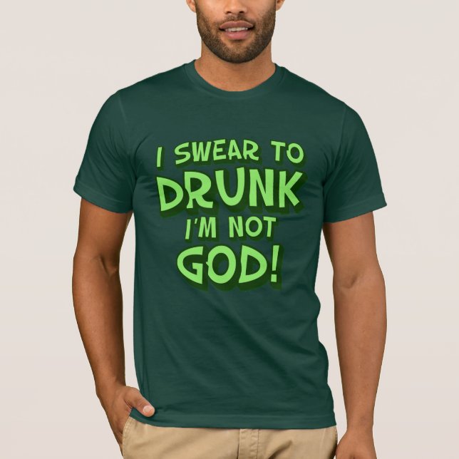 T-shirt Jour ivre et confus de St Paddys (Devant)