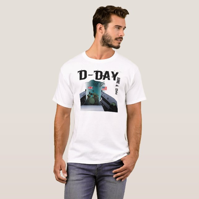 T-shirt JOUR J 6 juin 1944 (Devant entier)