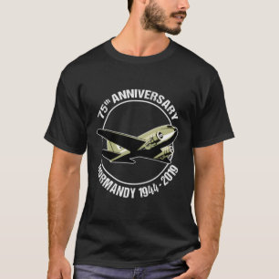 T-shirt Jour J 75E Anniversaire Normandie Débarquement Inv