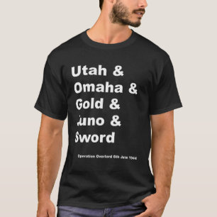 T-shirt Jour J 75E Anniversaire Plages Nordy D-Day